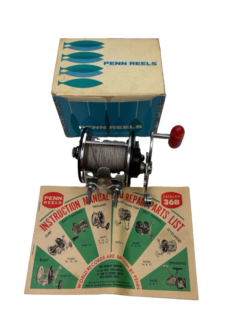 VTG Penn Peer No. 209MS Conventional Fishing Reel W/ Original Box & Manual
Also